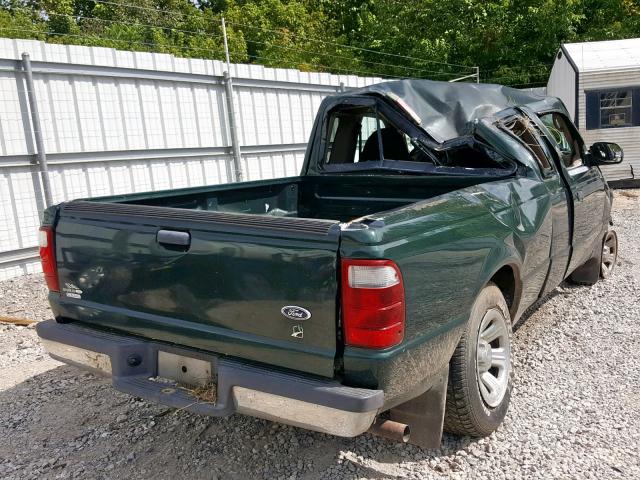 1FTYR44V53PA56971 - 2003 FORD RANGER SUP GREEN photo 4