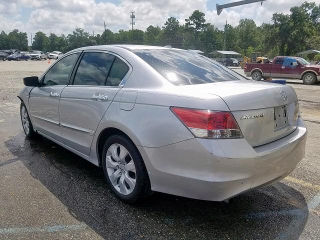 1HGCP36868A021756 - 2008 HONDA ACCORD EXL SILVER photo 3