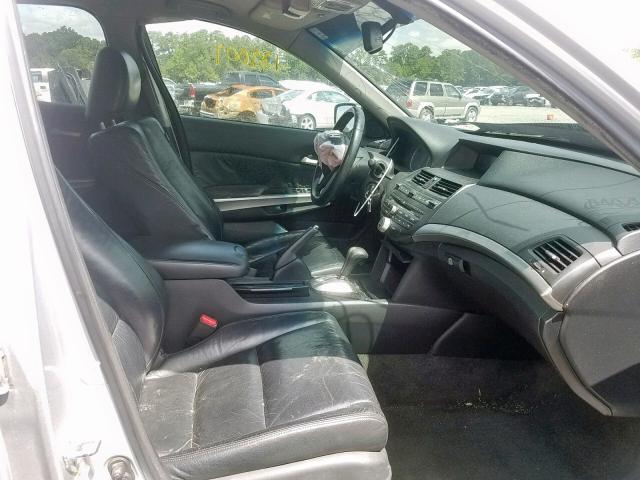 1HGCP36868A021756 - 2008 HONDA ACCORD EXL SILVER photo 5