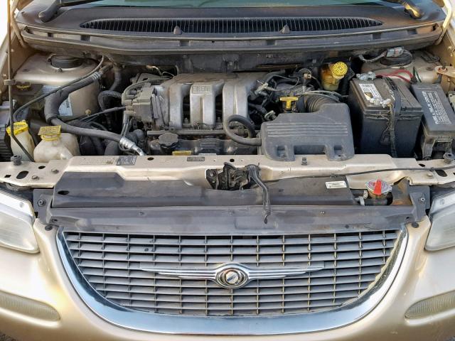 1C4GP64L0YB699616 - 2000 CHRYSLER TOWN & COU BEIGE photo 7