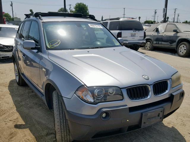 WBXPA93455WD16566 - 2005 BMW X3 3.0I GRAY photo 1