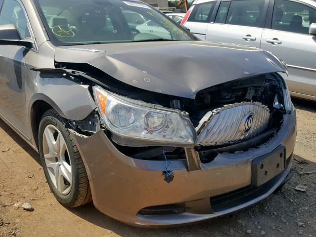 1G4GB5EG0AF181025 - 2010 BUICK LACROSSE C BROWN photo 9