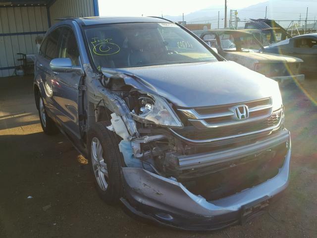 5J6RE4H73AL023171 - 2010 HONDA CR-V EXL BLUE photo 1