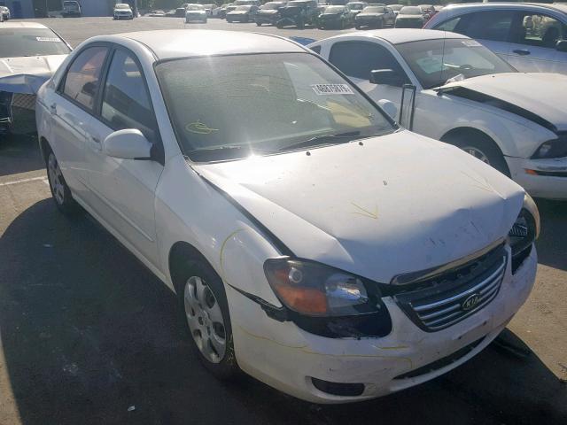 KNAFE222795663777 - 2009 KIA SPECTRA EX WHITE photo 1