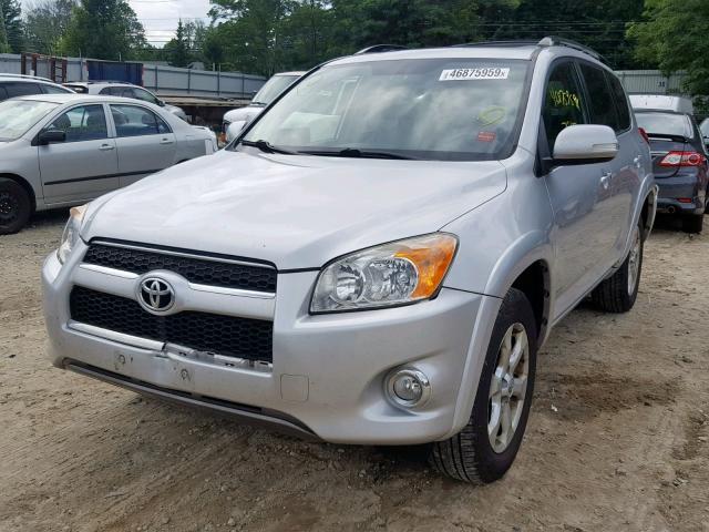 JTMDF4DV2AD036909 - 2010 TOYOTA RAV4 LIMIT SILVER photo 2