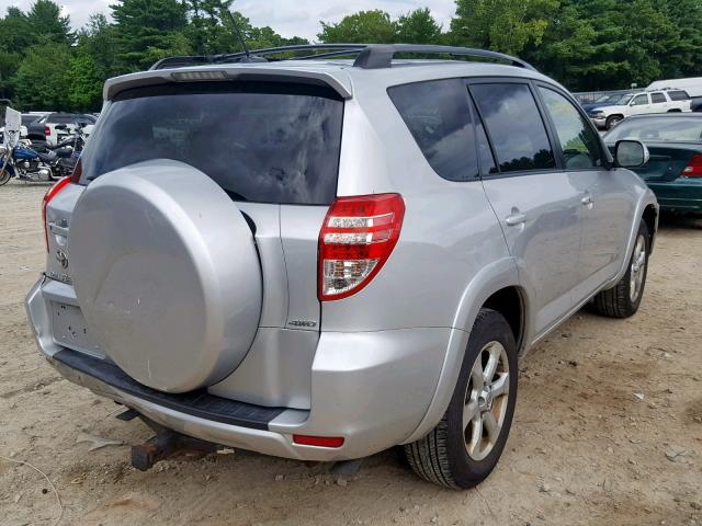 JTMDF4DV2AD036909 - 2010 TOYOTA RAV4 LIMIT SILVER photo 4