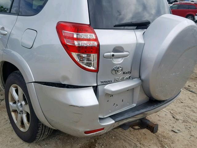 JTMDF4DV2AD036909 - 2010 TOYOTA RAV4 LIMIT SILVER photo 9