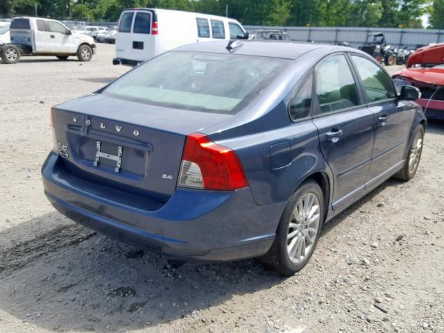 YV1382MS8A2488885 - 2010 VOLVO S40 2.4I BLUE photo 4