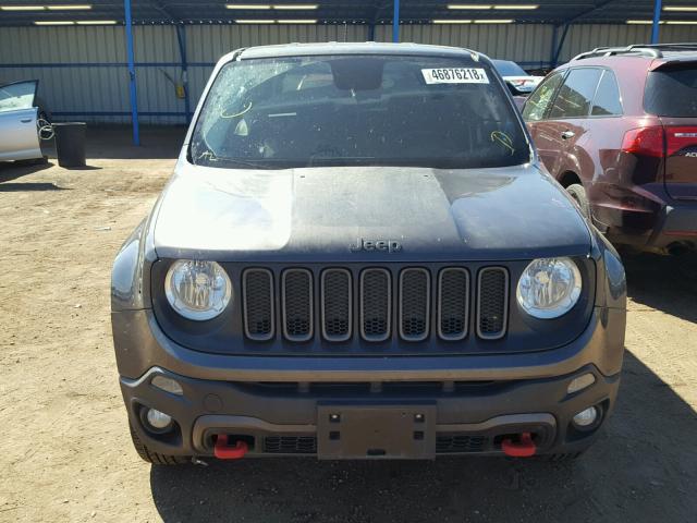 ZACCJBCT6GPD92725 - 2016 JEEP RENEGADE T CHARCOAL photo 9