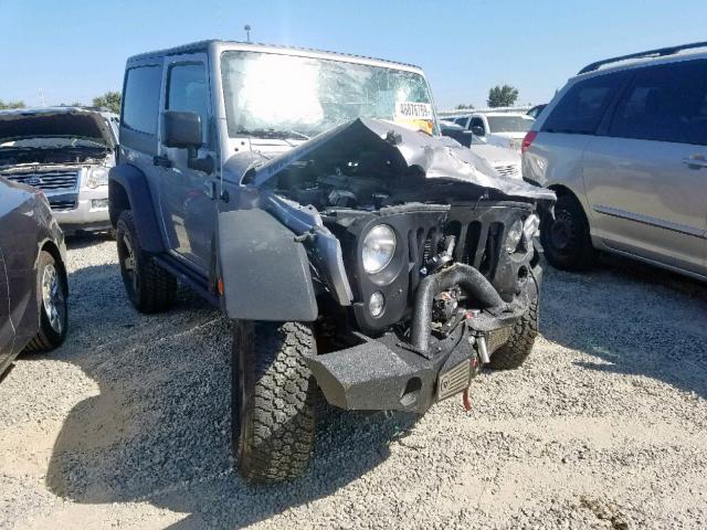 1C4AJWAG0GL157634 - 2016 JEEP WRANGLER S GRAY photo 1