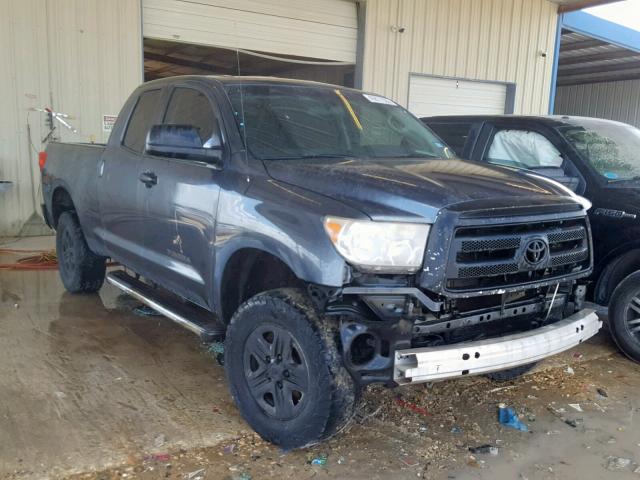 5TFRM5F19AX018773 - 2010 TOYOTA TUNDRA DOU SILVER photo 1