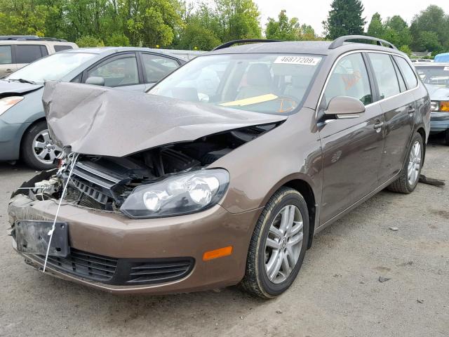 3VWML7AJ8BM715078 - 2011 VOLKSWAGEN JETTA TDI BROWN photo 2