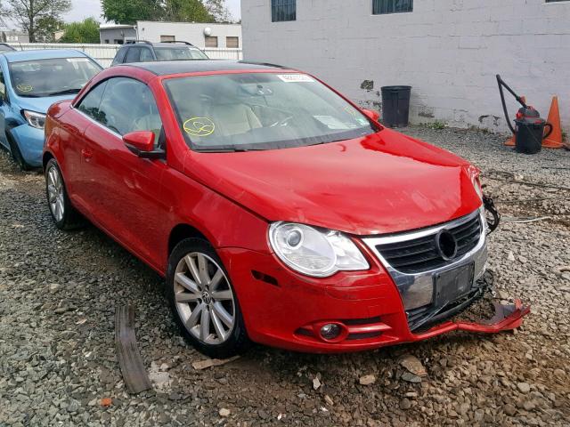 WVWBA7AH9AV014826 - 2010 VOLKSWAGEN EOS TURBO RED photo 1