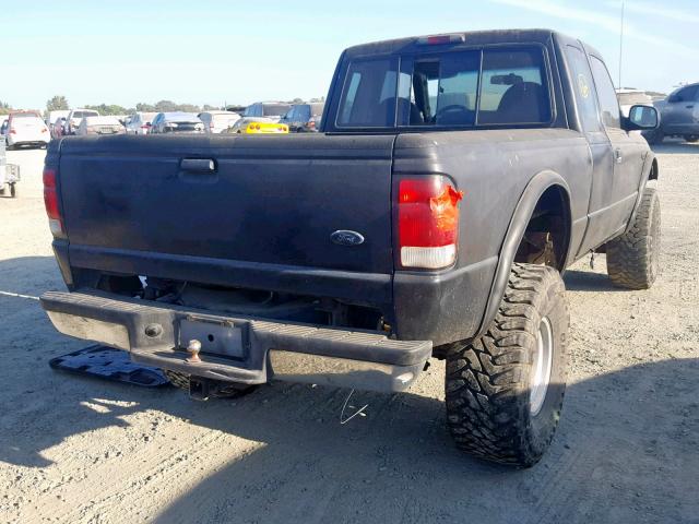 1FTYR14U72PA67698 - 2002 FORD RANGER SUP BLACK photo 4