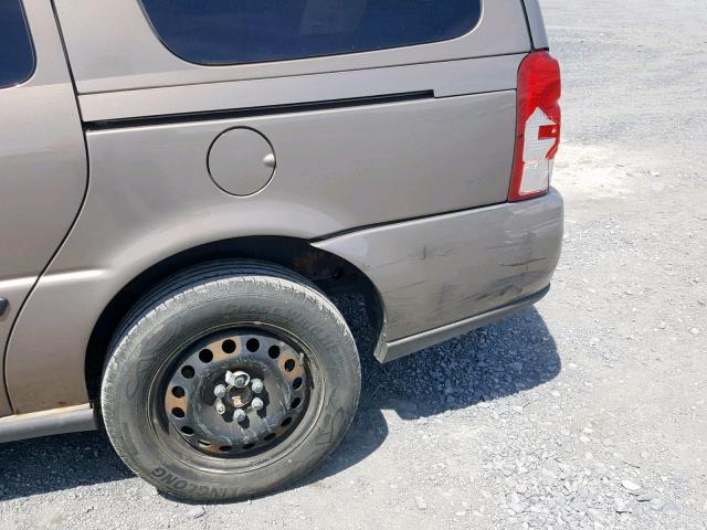 1GNDV23L66D151194 - 2006 CHEVROLET UPLANDER L BROWN photo 9