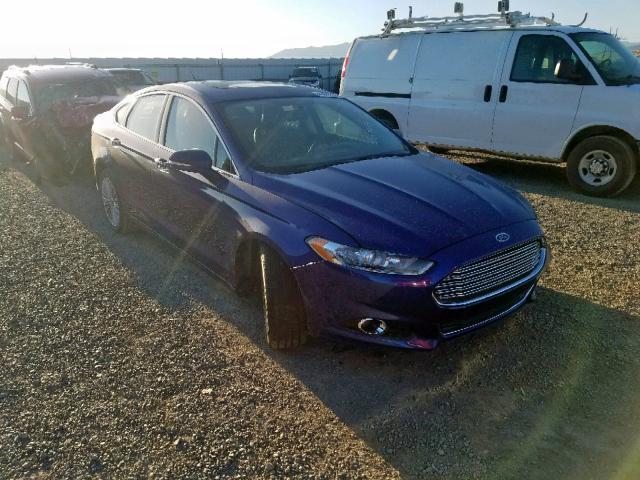 3FA6P0D96FR201320 - 2015 FORD FUSION TIT BLUE photo 1