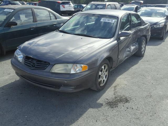 1YVGF22CX25269526 - 2002 MAZDA 626 LX GRAY photo 2