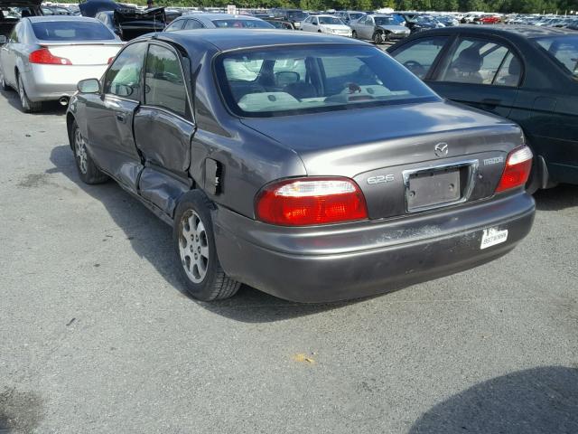 1YVGF22CX25269526 - 2002 MAZDA 626 LX GRAY photo 3