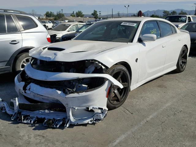 2C3CDXL95KH541780 - 2019 DODGE CHARGER SR WHITE photo 2