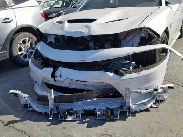 2C3CDXL95KH541780 - 2019 DODGE CHARGER SR WHITE photo 9