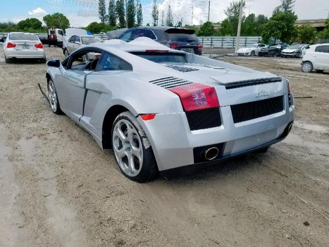 ZHWGU11S44LA00512 - 2004 LAMBORGHINI GALLARDO SILVER photo 3