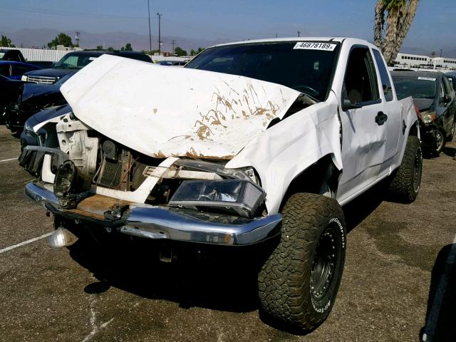 1GCCS199X78154077 - 2007 CHEVROLET COLORADO WHITE photo 2