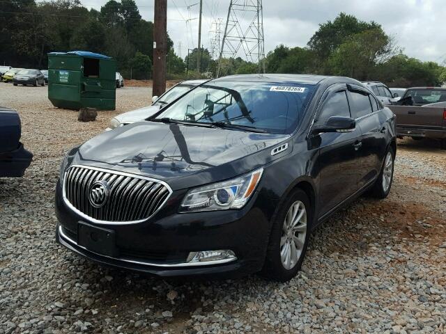 1G4GB5G30EF100640 - 2014 BUICK LACROSSE BLACK photo 2