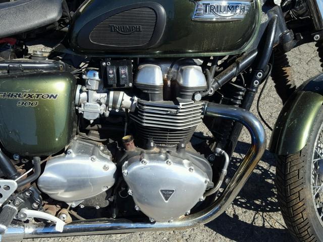 SMT920K10ET652244 - 2014 TRIUMPH MOTORCYCLE THRUXTON GREEN photo 7