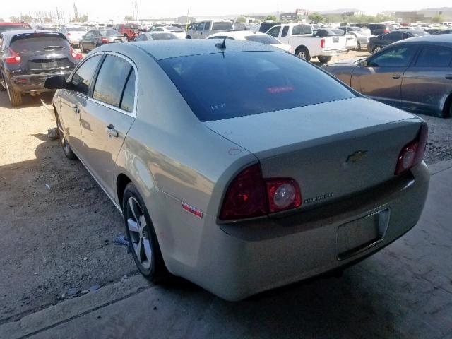 1G1ZC5E11BF138782 - 2011 CHEVROLET MALIBU 1LT SILVER photo 3