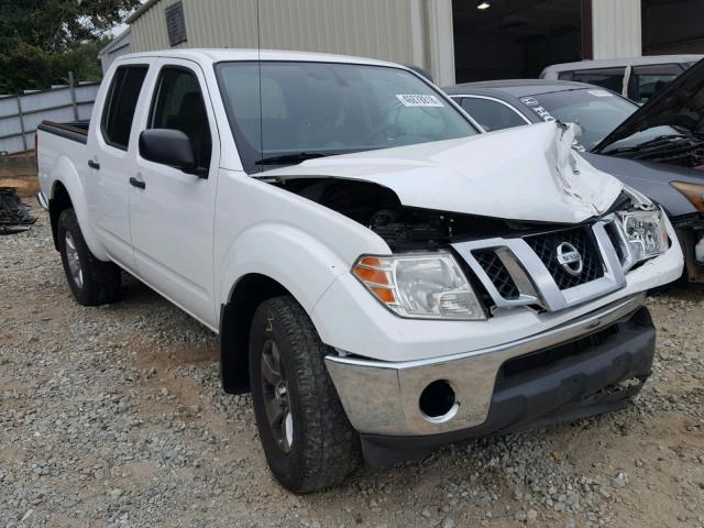 1N6AD0EV1AC414477 - 2010 NISSAN FRONTIER C WHITE photo 1