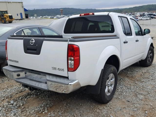 1N6AD0EV1AC414477 - 2010 NISSAN FRONTIER C WHITE photo 4