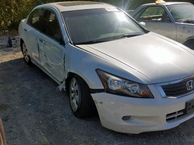 1HGCP3F82AA006175 - 2010 HONDA ACCORD EXL WHITE photo 9