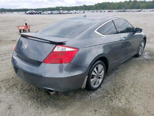 1HGCS12828A020970 - 2008 HONDA ACCORD EXL CHARCOAL photo 4