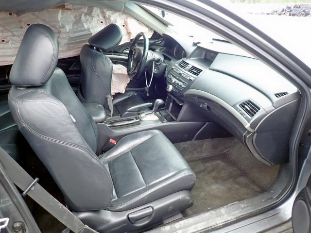 1HGCS12828A020970 - 2008 HONDA ACCORD EXL CHARCOAL photo 5