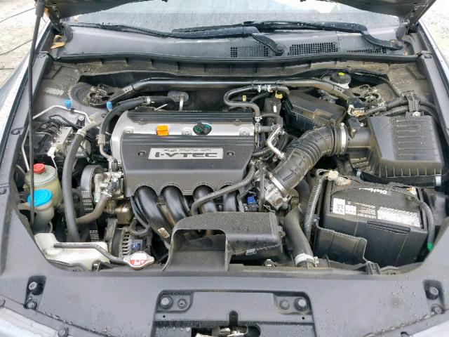 1HGCS12828A020970 - 2008 HONDA ACCORD EXL CHARCOAL photo 7