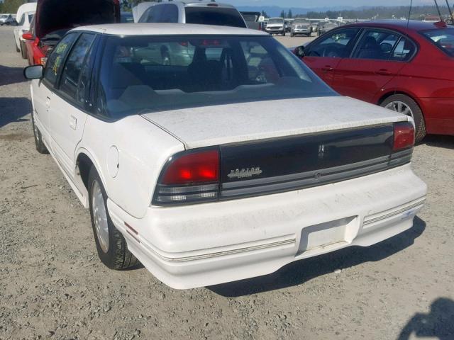 1G3WH54T4ND349778 - 1992 OLDSMOBILE CUTLASS SU WHITE photo 3