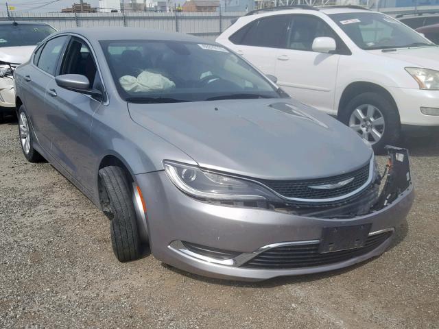 1C3CCCAB4FN571206 - 2015 CHRYSLER 200 LIMITE GRAY photo 1