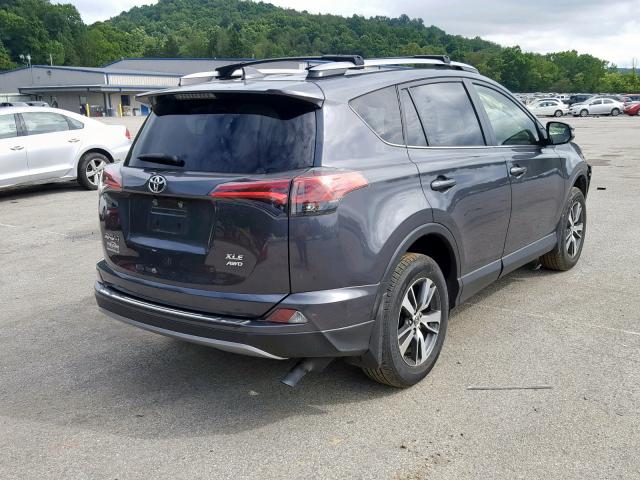 JTMRFREV5JD247734 - 2018 TOYOTA RAV4 ADVEN GRAY photo 4