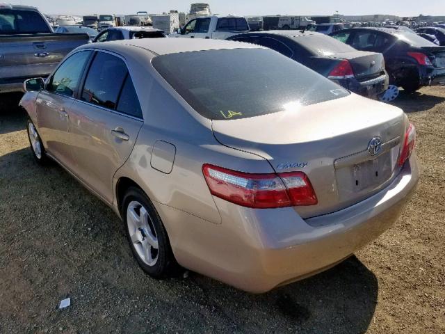 4T4BE46K29R089393 - 2009 TOYOTA CAMRY BASE GOLD photo 3
