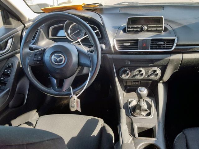 JM1BM1T77E1130385 - 2014 MAZDA 3 SV GRAY photo 9