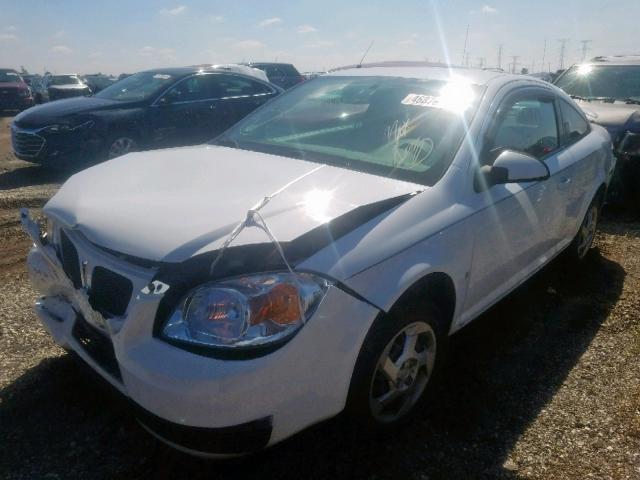 1G2AL15F777313101 - 2007 PONTIAC G5 WHITE photo 2