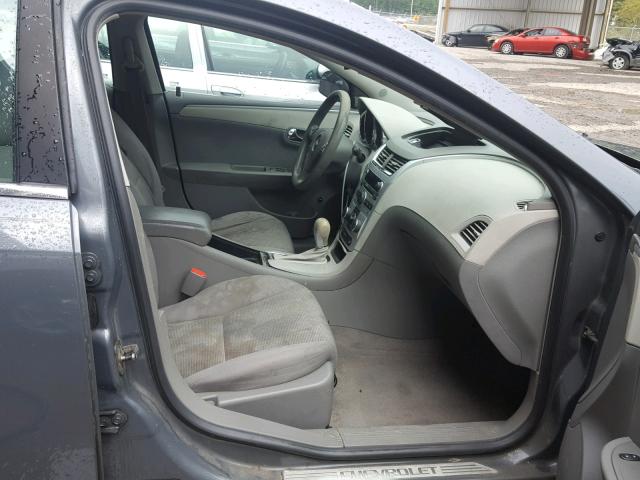 1G1ZH57BX94181210 - 2009 CHEVROLET MALIBU 1LT GRAY photo 5