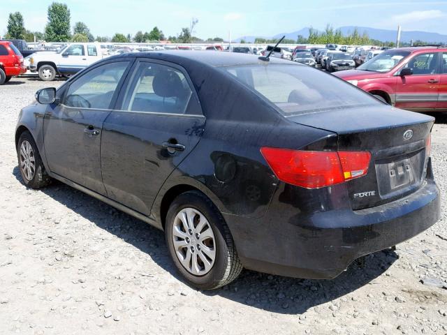 KNAFU4A23A5200328 - 2010 KIA FORTE EX BLACK photo 3