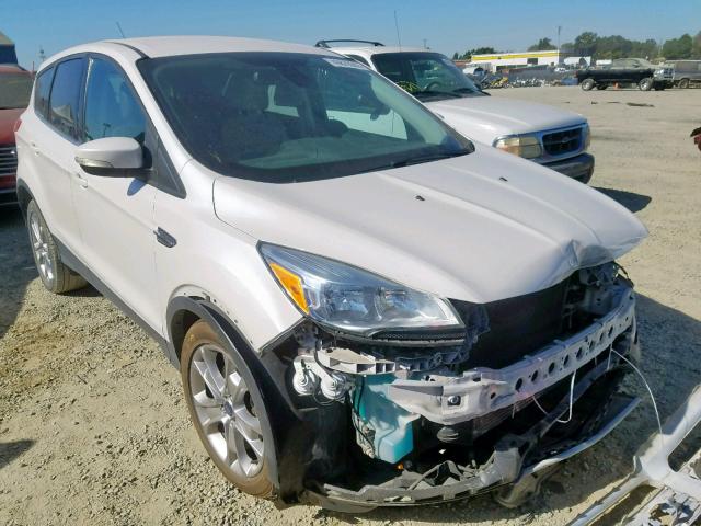 1FMCU9H96DUA48542 - 2013 FORD ESCAPE SEL WHITE photo 1