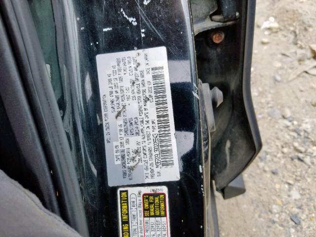 JM3ER29L390226543 - 2009 MAZDA CX-7 BLACK photo 10