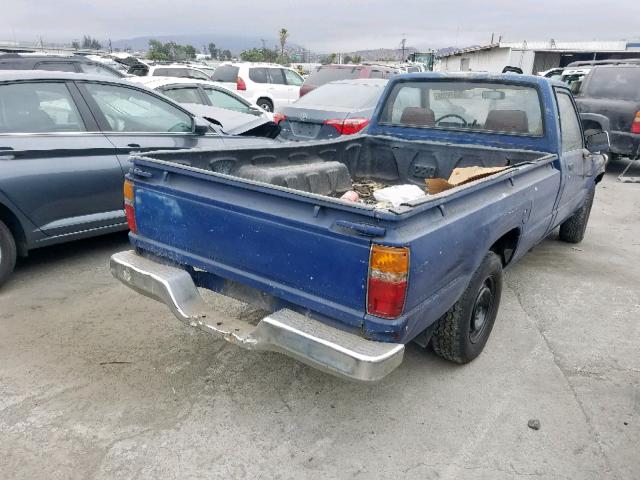 JT4RN55EXG0200422 - 1986 TOYOTA PICKUP 1 T BLUE photo 4