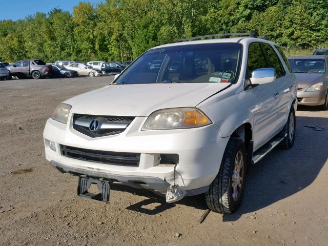 2HNYD18964H525690 - 2004 ACURA MDX TOURIN WHITE photo 2