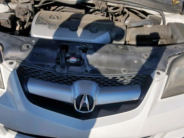 2HNYD18964H525690 - 2004 ACURA MDX TOURIN WHITE photo 7