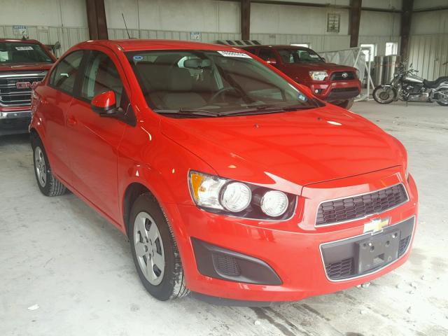 1G1JA5SH6G4177939 - 2016 CHEVROLET SONIC LS 红色 照片 1