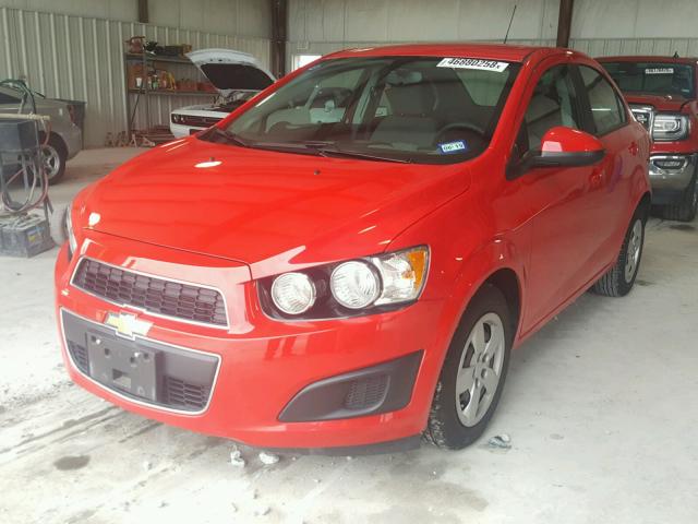 1G1JA5SH6G4177939 - 2016 CHEVROLET SONIC LS 红色 照片 2